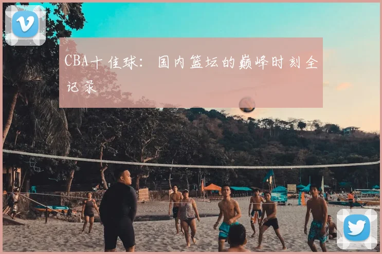 CBA十佳球:国内篮坛的巅峰时刻全记录